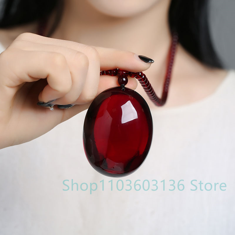 Natural Burgundy Amber Beeswax - مراجعة Men Accessories Jewellery وسعره