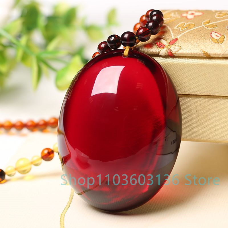 Natural Burgundy Amber Beeswax - مراجعة Men Accessories Jewellery وسعره