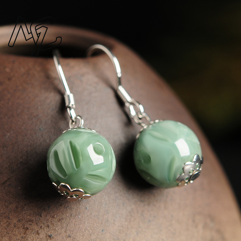 Natural Emerald Hollow Bead Ja - مراجعة Men Accessories Jewellery وسعره