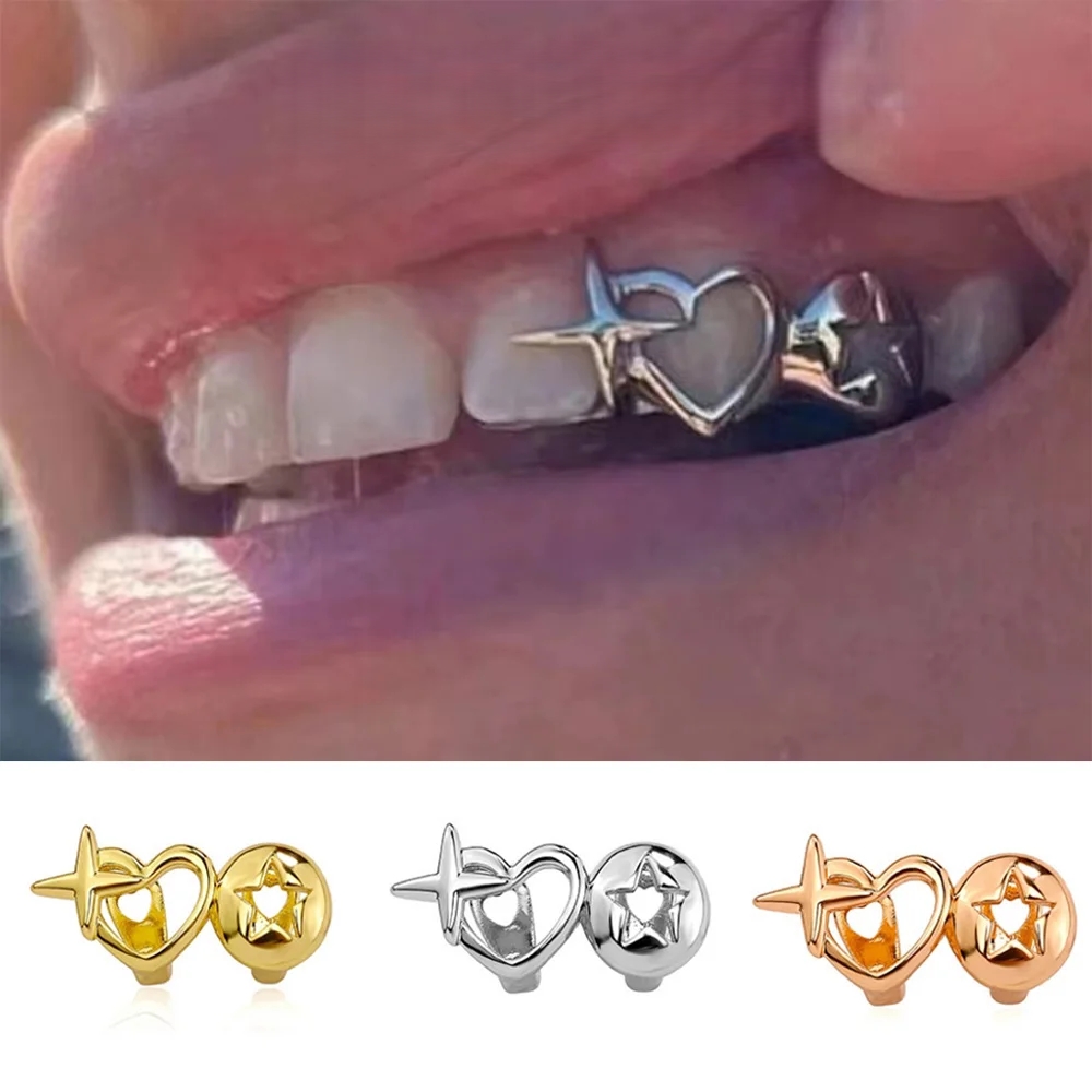 Punk Hip Hop Hollow Heart Teet - مراجعة Men Accessories Silver وسعره