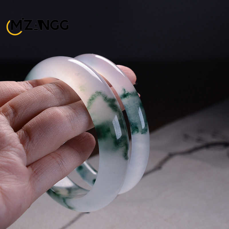 Natural Green Jadeite Bangle J - مراجعة Men Accessories Jewellery وسعره