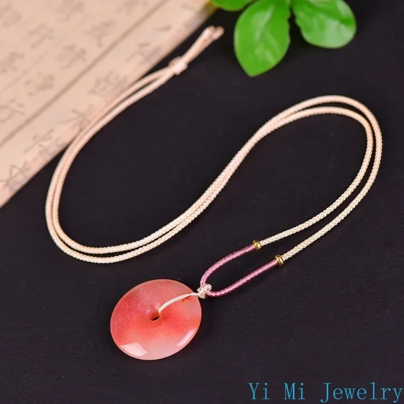 Natural Golden Jade Peach Blos - مراجعة Men Accessories Jewellery وسعره
