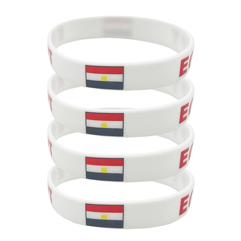 2pcs Egypt Flag Silicone Brace - مراجعة Men Accessories Egypt وسعره