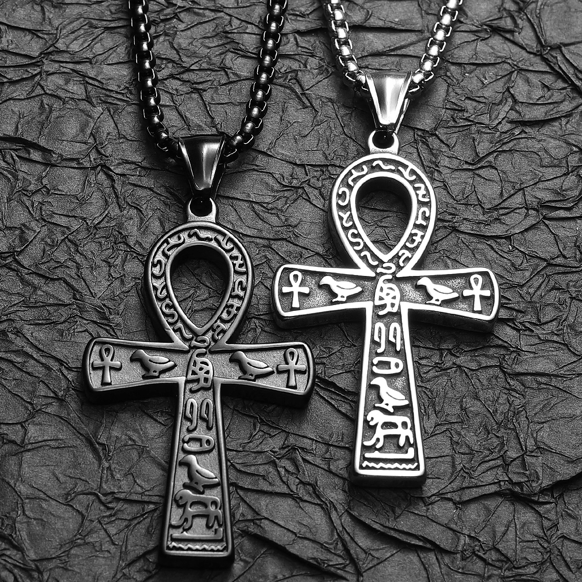 Egypt Cross Men Necklaces Stai - مراجعة Men Accessories Egypt وسعره