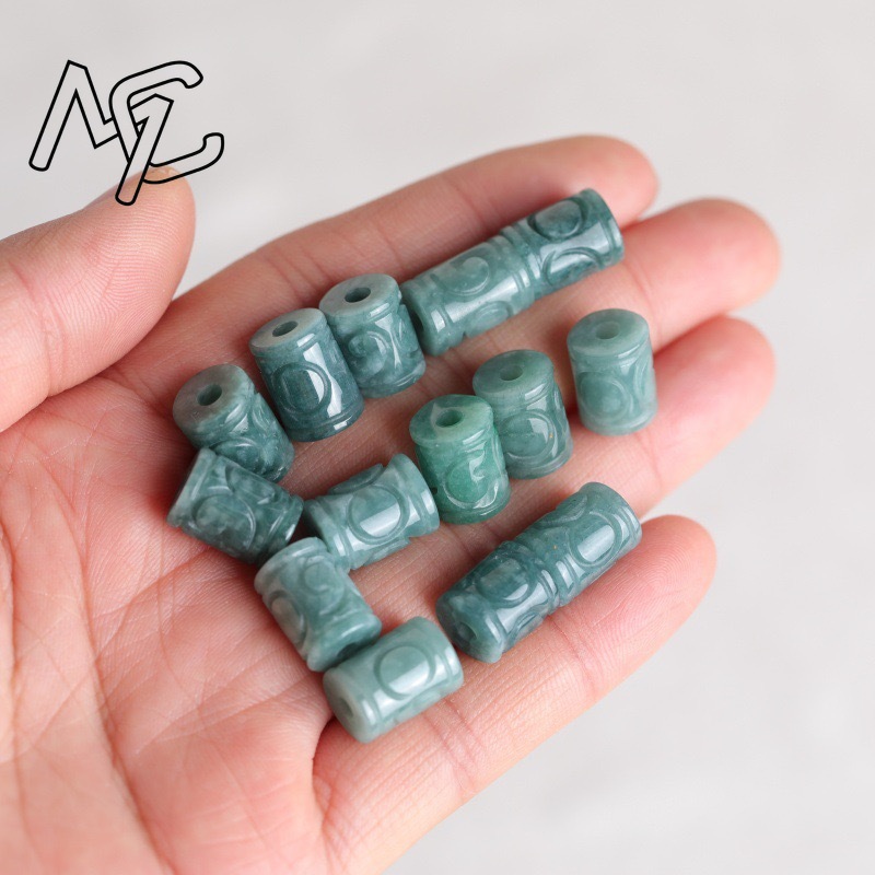 5pc Natural Blue Water Jade Mo - مراجعة Men Accessories Jewellery وسعره