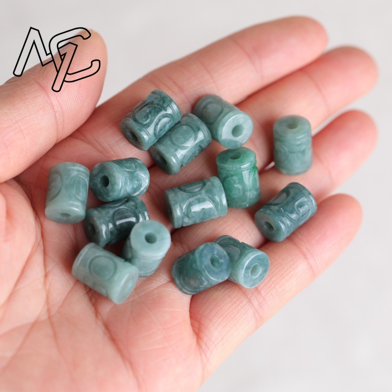 5pc Natural Blue Water Jade Mo - مراجعة Men Accessories Jewellery وسعره