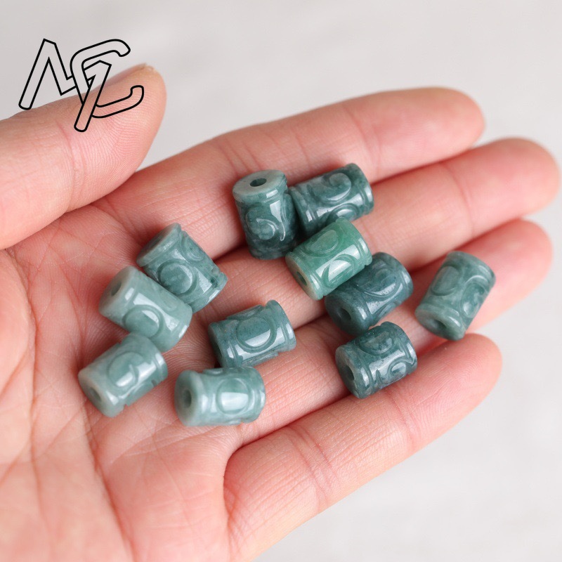 5pc Natural Blue Water Jade Mo - مراجعة Men Accessories Jewellery وسعره