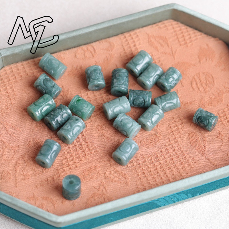 5pc Natural Blue Water Jade Mo - مراجعة Men Accessories Jewellery وسعره