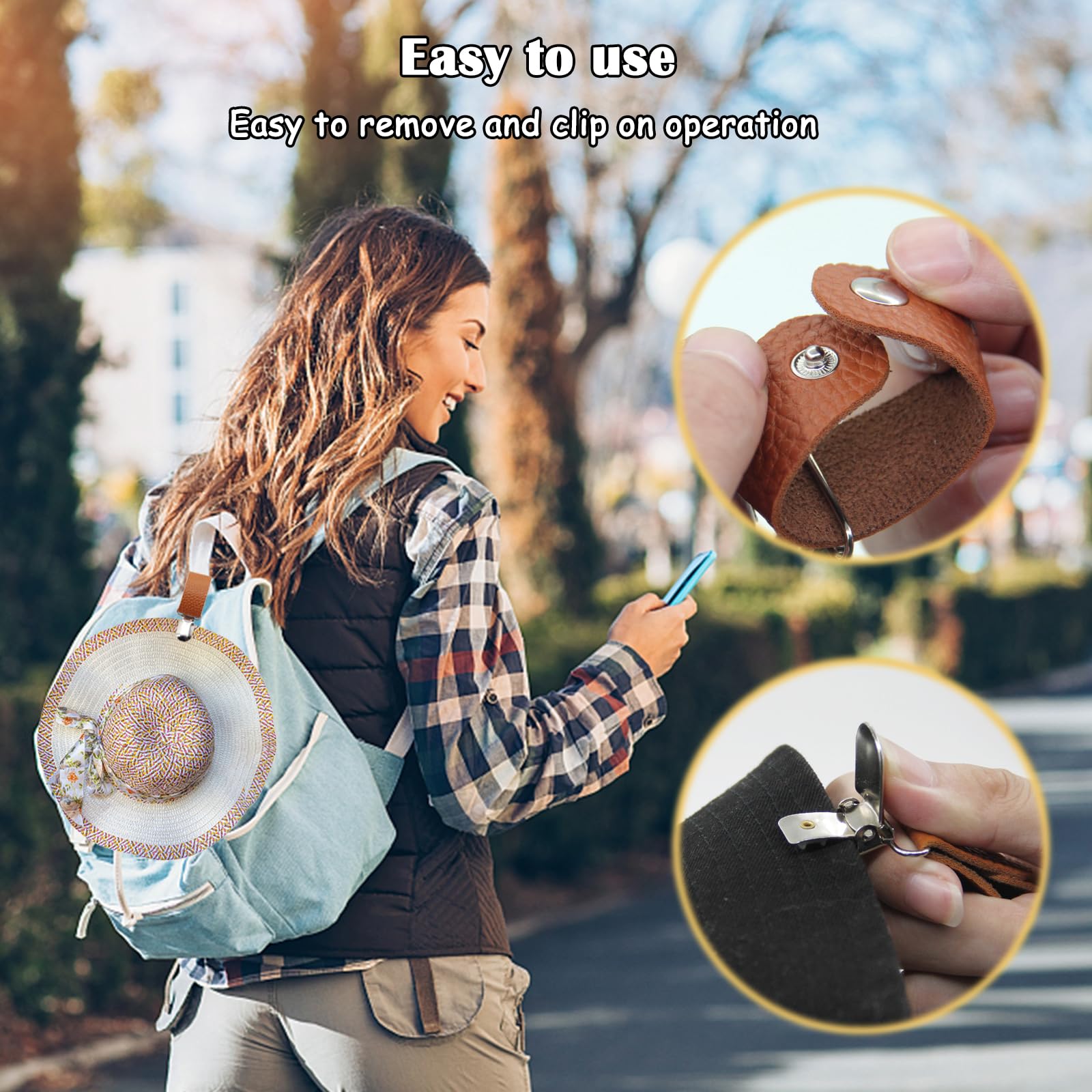 PU Leather Hat Clip for Travel - مراجعة Men'S Accessories Holder وسعره