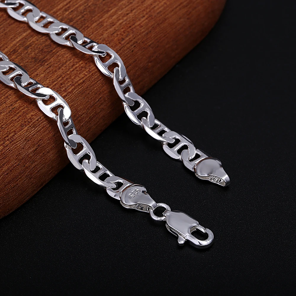 Luxury designer 925 Sterling S - مراجعة Men Accessories Chain And Bracelet وسعره