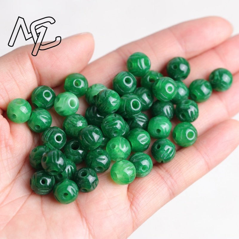 10pc Natural A Green Jade Mone - مراجعة Men Accessories Jewellery وسعره
