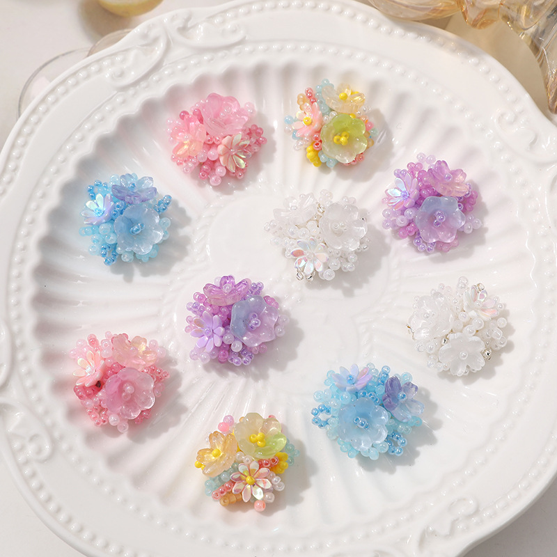 2pcs Crystal Flower Patches fo - مراجعة Men Accessories Jewellery وسعره