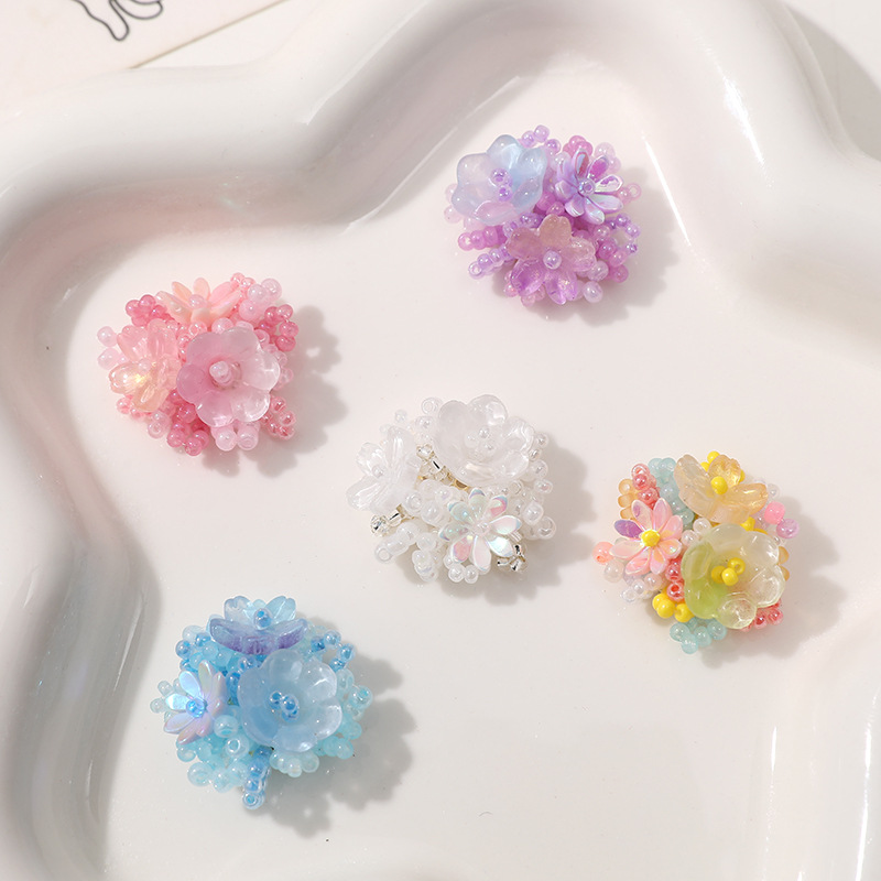 2pcs Crystal Flower Patches fo - مراجعة Men Accessories Jewellery وسعره