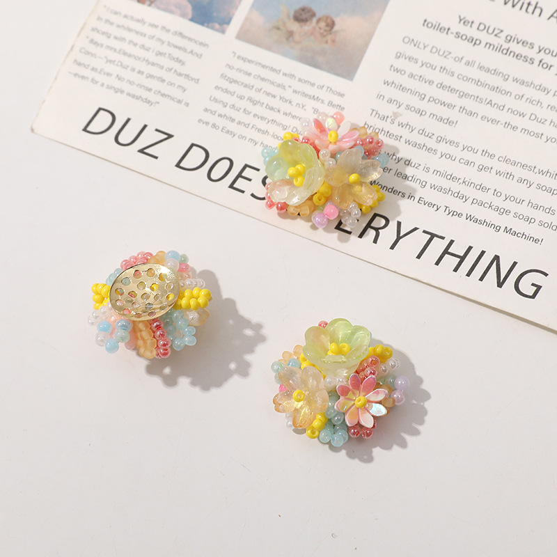 2pcs Crystal Flower Patches fo - مراجعة Men Accessories Jewellery وسعره