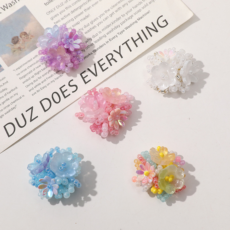 2pcs Crystal Flower Patches fo - مراجعة Men Accessories Jewellery وسعره