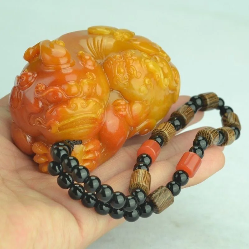Natural Huang Longyu Pixiu Pen - مراجعة Men Accessories Jewellery وسعره