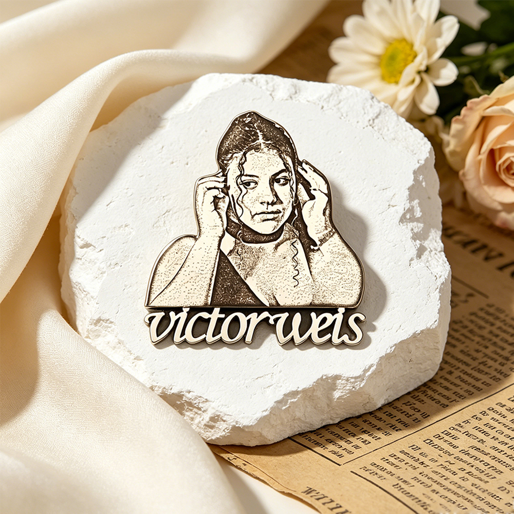 Custom Men Portrait Rose Photo - مراجعة Men Accessories For Birthday Gift وسعره